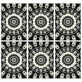 thumbnail image 1 of 6 Pcs Funny Kitchen Towels,Black White Tie Dye Mandala Pattern Microfiber Dish Towels,Kitchen Tea Towels,Kitchen Towel Set (18" X 26"), 1 of 7