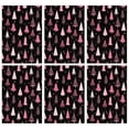 thumbnail image 1 of 6 Pcs Funny Kitchen Towels,Black and Pink Christmas Tree Pattern Microfiber Dish Towels,Kitchen Tea Towels,Kitchen Towel Set (18" X 26"), 1 of 7