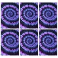 thumbnail image 1 of 6 Pcs Funny Kitchen Towels,Blue Purple Tie Dye Pattern Microfiber Dish Towels,Kitchen Tea Towels,Kitchen Towel Set (18" X 26"), 1 of 7