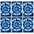 thumbnail image 1 of 6 Pcs Funny Kitchen Towels,Blue White Tie Dye Spiral Pattern Microfiber Dish Towels,Kitchen Tea Towels,Kitchen Towel Set (18" X 26"), 1 of 7