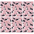 thumbnail image 1 of 6 Pcs Funny Kitchen Towels,Border Collie Dogs with Pioneer Flower Microfiber Dish Towels,Kitchen Tea Towels,Kitchen Towel Set (18" X 26"), 1 of 7