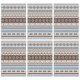 thumbnail image 1 of 6 Pcs Funny Kitchen Towels,Brown Geometric Striped Pattern Microfiber Dish Towels,Kitchen Tea Towels,Kitchen Towel Set (18" X 26"), 1 of 7