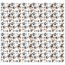 6 Pcs Funny Kitchen Towels,Chihuahua and Footprints Microfiber Dish Towels,Kitchen Tea Towels,Kitchen Towel Set (18" X 26")