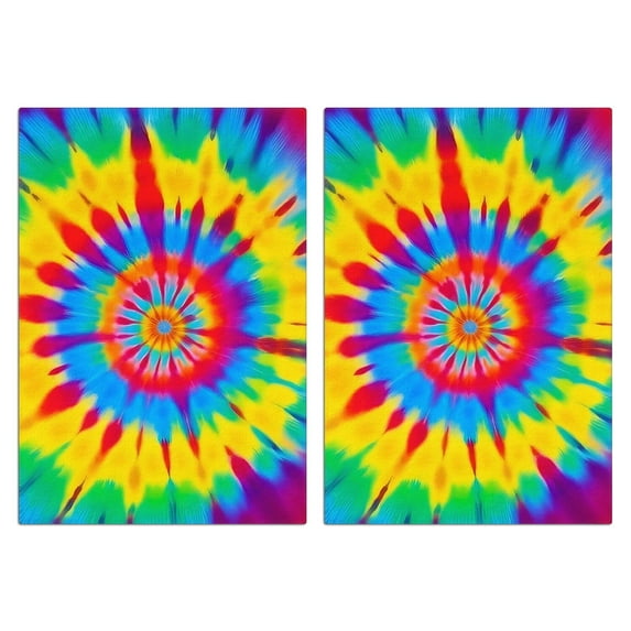 6 Pcs Funny Kitchen Towels,Colorful Rainbow Tie Dye Spiral Pattern Microfiber Dish Towels,Kitchen Tea Towels,Kitchen Towel Set (18" X 26")