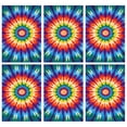 thumbnail image 1 of 6 Pcs Funny Kitchen Towels,Colorful Rainbow Tie Dye Spiral Pattern Microfiber Dish Towels,Kitchen Tea Towels,Kitchen Towel Set (18" X 26"), 1 of 7