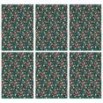 thumbnail image 1 of 6 Pcs Funny Kitchen Towels,Dark Green Christmas Ornament Pattern Microfiber Dish Towels,Kitchen Tea Towels,Kitchen Towel Set (18" X 26"), 1 of 7