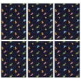 thumbnail image 1 of 6 Pcs Funny Kitchen Towels,DarkBlue Dinosaurs in Space Pattern Microfiber Dish Towels,Kitchen Tea Towels,Kitchen Towel Set (18" X 26"), 1 of 7