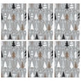 thumbnail image 1 of 6 Pcs Funny Kitchen Towels,Gray Christmas Tree Pattern Microfiber Dish Towels,Kitchen Tea Towels,Kitchen Towel Set (18" X 26"), 1 of 7
