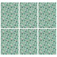 thumbnail image 1 of 6 Pcs Funny Kitchen Towels,Light Green Christmas Village Pattern Microfiber Dish Towels,Kitchen Tea Towels,Kitchen Towel Set (18" X 26"), 1 of 7