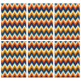 thumbnail image 1 of 6 Pcs Funny Kitchen Towels,Orange Geometric Pattern Microfiber Dish Towels,Kitchen Tea Towels,Kitchen Towel Set (18" X 26"), 1 of 7