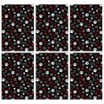 thumbnail image 1 of 6 Pcs Funny Kitchen Towels,Paw Prints and Bones Microfiber Dish Towels,Kitchen Tea Towels,Kitchen Towel Set (18" X 26"), 1 of 3