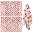 thumbnail image 1 of 6 Pcs Funny Kitchen Towels,Pink Cartoon Unicorn Leaf Heart Pattern Microfiber Dish Towels,Kitchen Tea Towels,Kitchen Towel Set (18" X 26"), 1 of 7