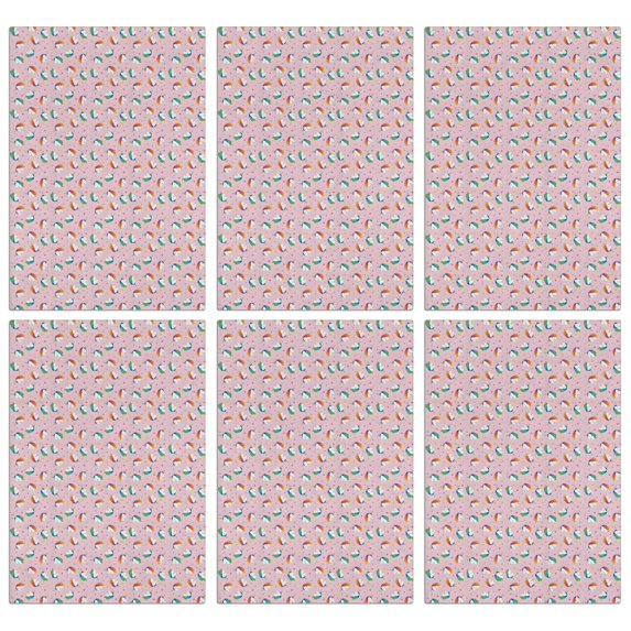 6 Pcs Funny Kitchen Towels,Pink Cartoon Unicorn Pattern Microfiber Dish Towels,Kitchen Tea Towels,Kitchen Towel Set (18" X 26")
