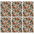 thumbnail image 1 of 6 Pcs Funny Kitchen Towels,Pioneer Flower Floral Print Pattern Microfiber Dish Towels,Kitchen Tea Towels,Kitchen Towel Set (18" X 26"), 1 of 7