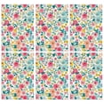 thumbnail image 1 of 6 Pcs Funny Kitchen Towels,Pioneer Flower Floral Print Pattern Microfiber Dish Towels,Kitchen Tea Towels,Kitchen Towel Set (18" X 26"), 1 of 7