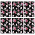 thumbnail image 1 of 6 Pcs Funny Kitchen Towels,Pioneer Flower Floral Print Pattern Microfiber Dish Towels,Kitchen Tea Towels,Kitchen Towel Set (18" X 26"), 1 of 7