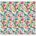 thumbnail image 1 of 6 Pcs Funny Kitchen Towels,Pioneer Flower Floral Print Pattern Microfiber Dish Towels,Kitchen Tea Towels,Kitchen Towel Set (18" X 26"), 1 of 7
