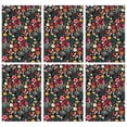 thumbnail image 1 of 6 Pcs Funny Kitchen Towels,Pioneer Flower Floral Print Pattern Microfiber Dish Towels,Kitchen Tea Towels,Kitchen Towel Set (18" X 26"), 1 of 7