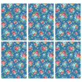 thumbnail image 1 of 6 Pcs Funny Kitchen Towels,Pioneer Flower Floral Print Pattern Microfiber Dish Towels,Kitchen Tea Towels,Kitchen Towel Set (18" X 26"), 1 of 7