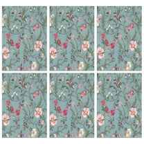 6 Pcs Funny Kitchen Towels,Pioneer Flower Floral Print Pattern Microfiber Dish Towels,Kitchen Tea Towels,Kitchen Towel Set (18" X 26")