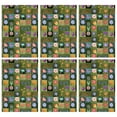 thumbnail image 1 of 6 Pcs Funny Kitchen Towels,Pioneer Flower Floral Print Pattern Microfiber Dish Towels,Kitchen Tea Towels,Kitchen Towel Set (18" X 26"), 1 of 7