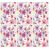 6 Pcs Funny Kitchen Towels,Pioneer Flower Floral Print Pattern Microfiber Dish Towels,Kitchen Tea Towels,Kitchen Towel Set (18" X 26")