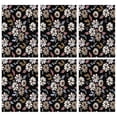 thumbnail image 1 of 6 Pcs Funny Kitchen Towels,Pioneer Flower Floral Print Pattern Microfiber Dish Towels,Kitchen Tea Towels,Kitchen Towel Set (18" X 26"), 1 of 7