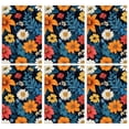 thumbnail image 1 of 6 Pcs Funny Kitchen Towels,Pioneer Flower Floral Print Pattern Microfiber Dish Towels,Kitchen Tea Towels,Kitchen Towel Set (18" X 26"), 1 of 7