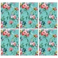 thumbnail image 1 of 6 Pcs Funny Kitchen Towels,Pioneer Flower Floral Print Pattern Microfiber Dish Towels,Kitchen Tea Towels,Kitchen Towel Set (18" X 26"), 1 of 7