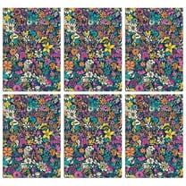 6 Pcs Funny Kitchen Towels,Pioneer Flower Microfiber Dish Towels,Kitchen Tea Towels,Kitchen Towel Set (18" X 26")