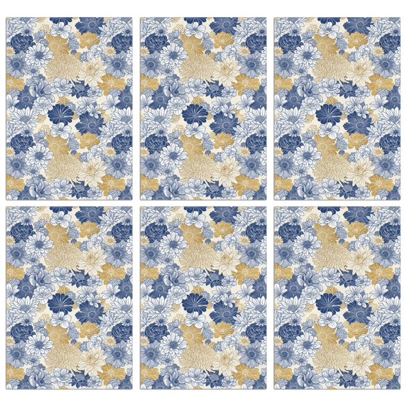 6 Pcs Funny Kitchen Towels,Pioneer Flower Microfiber Dish Towels,Kitchen Tea Towels,Kitchen Towel Set (18" X 26")