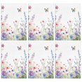 thumbnail image 1 of 6 Pcs Funny Kitchen Towels,Pioneer Flower and Butterfly Microfiber Dish Towels,Kitchen Tea Towels,Kitchen Towel Set (18" X 26"), 1 of 3