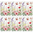 thumbnail image 1 of 6 Pcs Funny Kitchen Towels,Pioneer Flower and Butterfly Microfiber Dish Towels,Kitchen Tea Towels,Kitchen Towel Set (18" X 26"), 1 of 3