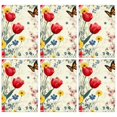 thumbnail image 1 of 6 Pcs Funny Kitchen Towels,Pioneer Flower and Butterfly Microfiber Dish Towels,Kitchen Tea Towels,Kitchen Towel Set (18" X 26"), 1 of 3