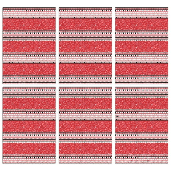 6 Pcs Funny Kitchen Towels,Red Christmas Striped Pattern Microfiber Dish Towels,Kitchen Tea Towels,Kitchen Towel Set (18" X 26")