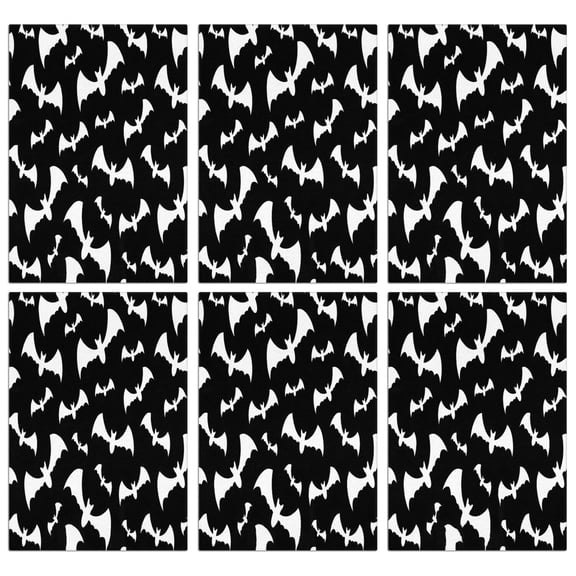 6 Pcs Funny Kitchen Towels,Spooky Halloween Pattern Microfiber Dish Towels,Kitchen Tea Towels,Kitchen Towel Set (18" X 26")