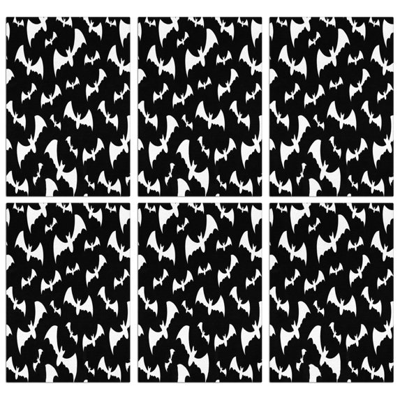 6 Pcs Funny Kitchen Towels,Spooky Halloween Pattern Microfiber Dish Towels,Kitchen Tea Towels,Kitchen Towel Set (18" X 26")