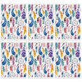 thumbnail image 1 of 6 Pcs Funny Kitchen Towels,Watercolor Feather and Dreamcatcher Pattern Microfiber Dish Towels,Kitchen Tea Towels,Kitchen Towel Set (18" X 26"), 1 of 7