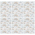 thumbnail image 1 of 6 Pcs Funny Kitchen Towels,White Boho Bohemia Rainbows Clouds Hearts Pattern Microfiber Dish Towels,Kitchen Tea Towels,Kitchen Towel Set (18" X 26"), 1 of 7