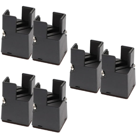 6 Pcs Furniture Mat Foot Pad Riser Blocks Height Adjustable Foot Adjustable Base Bed Risers Bed Raising Blocks