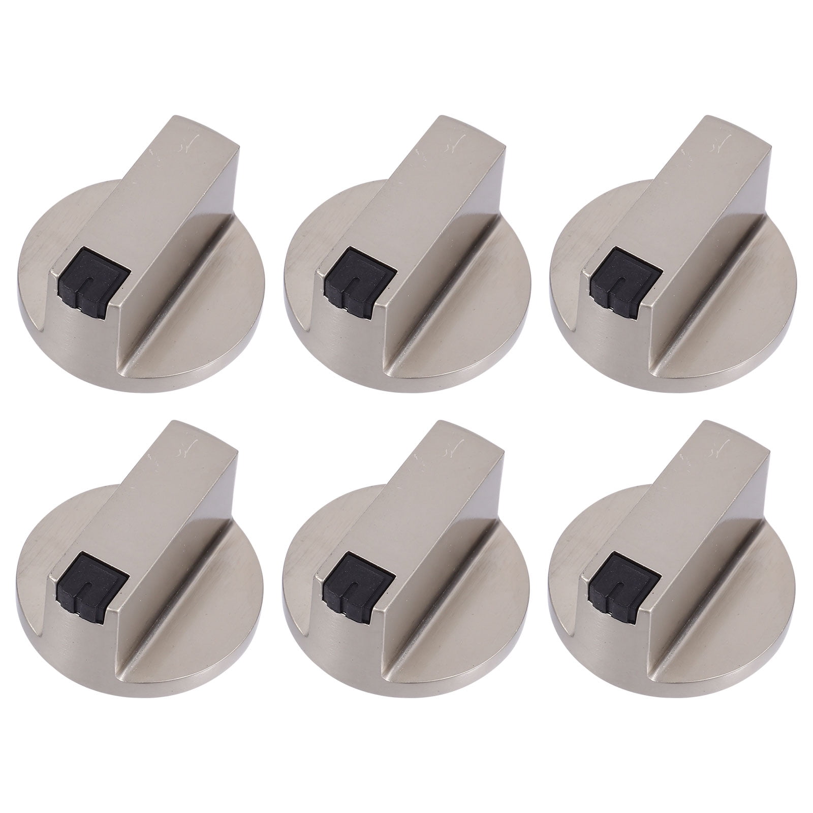 6 Pcs Gas Stove Knob Cooker Knobs Replacement Metal Zinc Alloy