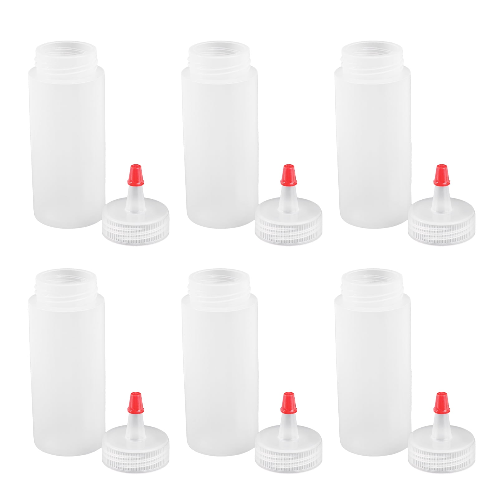 6 Pcs Glue Bottle Volumetric Flask Capacity Dispenser Squeeze Bottles