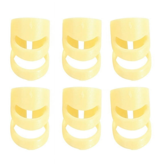 6 Pcs Guitar Picks Electric Acoustic Guitar Ukulele Index Finger Picks Pick Guitar Stringed Instrument Part M