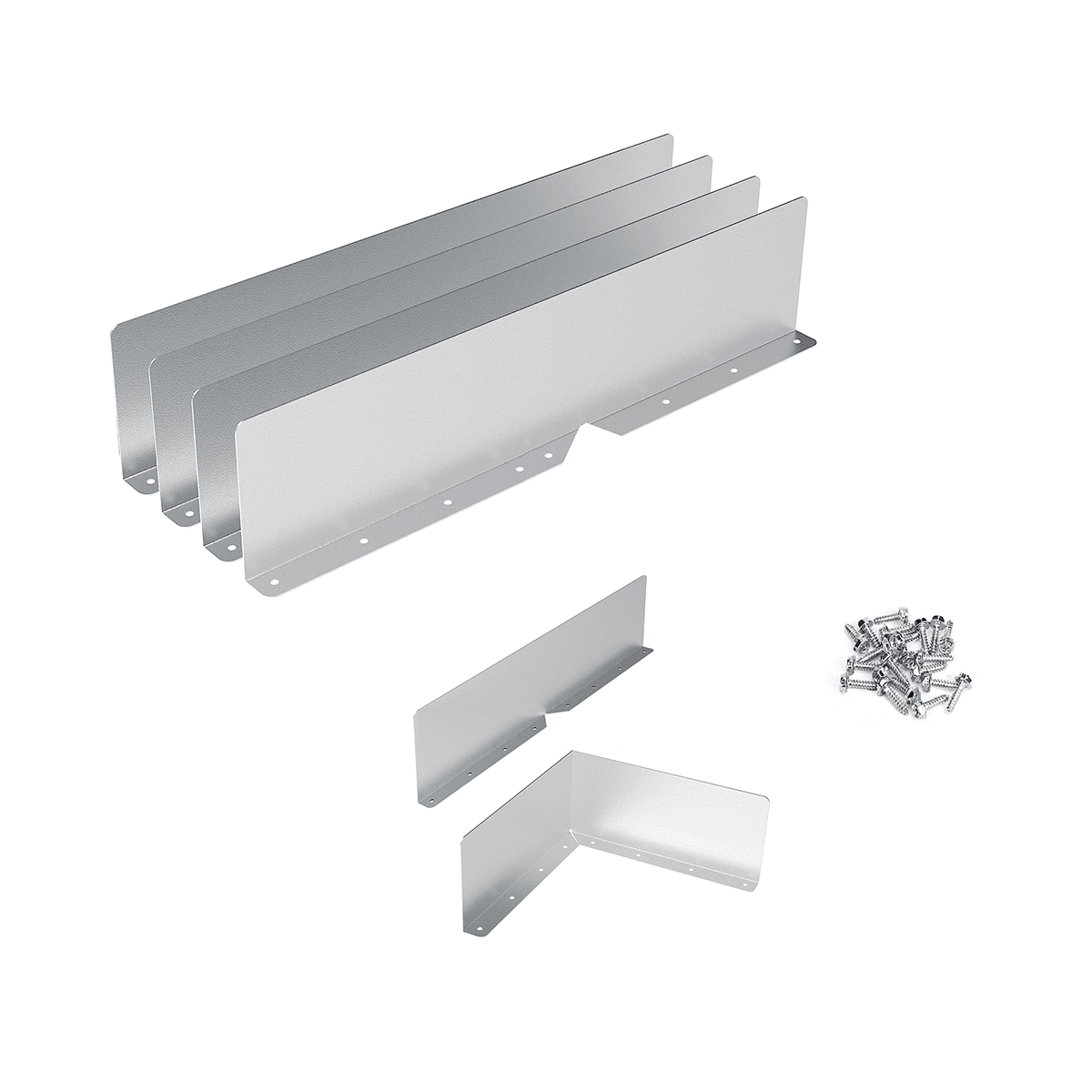 6 Pcs Gutter Valley Splash Guards,Rain Gutter Valley Roofing Gutter