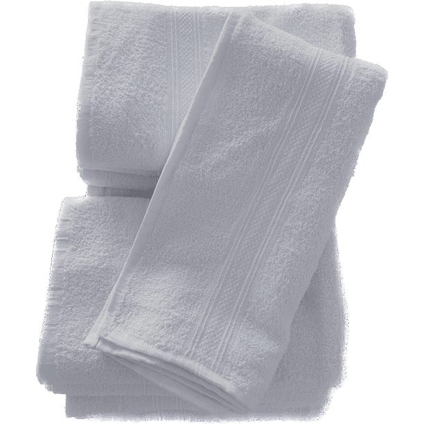 6 Pcs Gym Towels 20x40 White 100 Ring Spun Cotton Loops Bath Towels