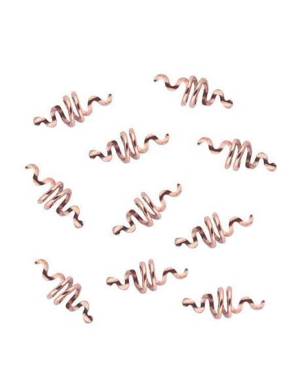 6 Pcs Hair Accessories Loc Hair Jewelry for Women Braids, Dreadlock Accessories Metal Hair Clips Decoration(Multiple Styles)-style 1