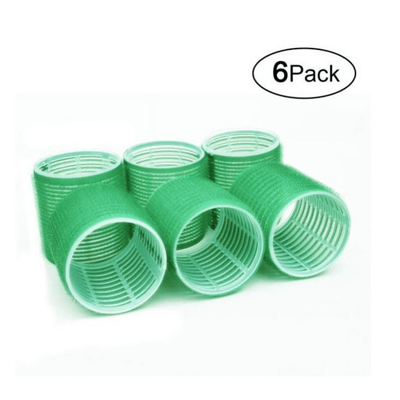 Topboutique Jumbo Size Hair Roller sets, Self Grip, Salon Hair Dressing Curlers, Hair Curlers, 6 packs (6XJUMBO)