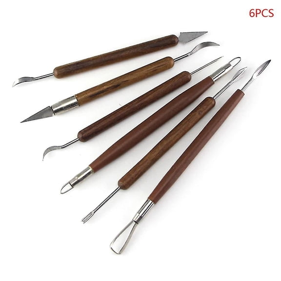6 Pcs Halloween Pumpkin Carving Tools Set, Professional Stainless Steel Sculpting Kit, Durable DIY Craft Tools for Pumpkin Decorating and Festival Handmade Projects