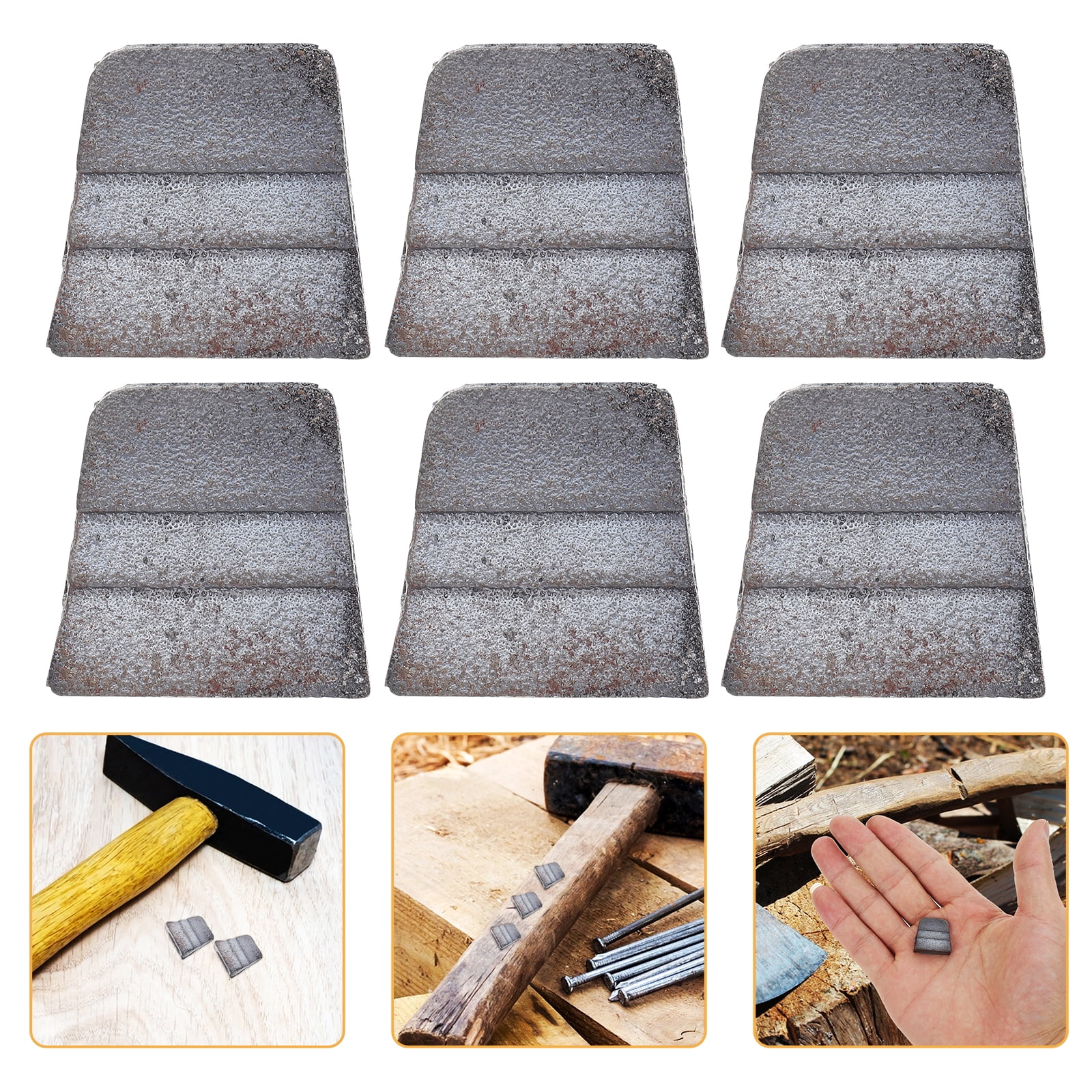 25Pcs Practical Round Steel Wedge For Axe Claw Hammer Round Handle