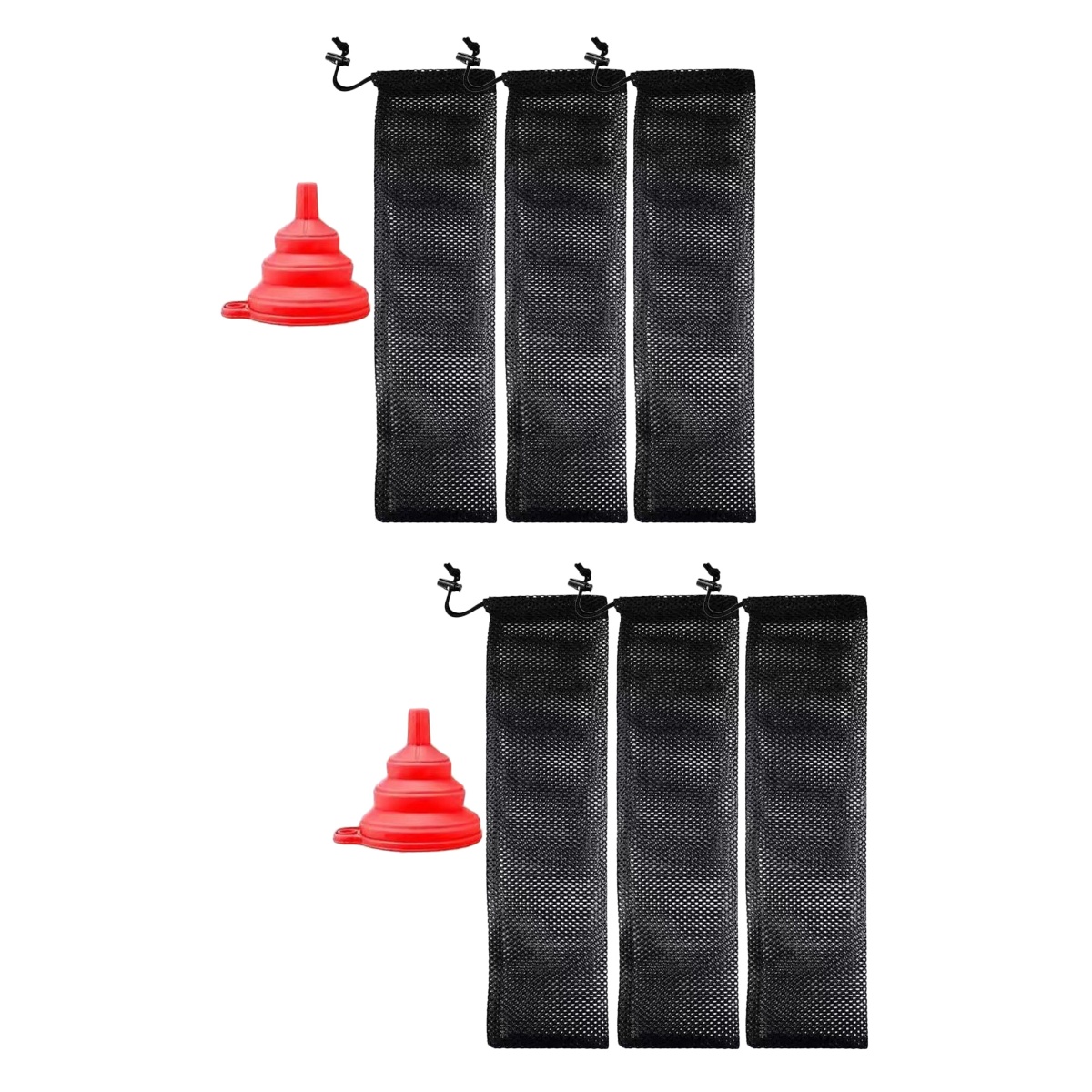 6 Pcs Hanging Bird Feeder Bag Bird Feeders Bird Food Mesh Bag Birds